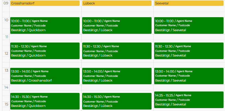 Calender Screenshot